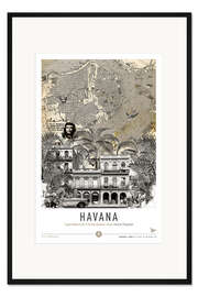 Gerahmter Kunstdruck Havana City Break