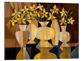 Tableau en plexi-alu Still Life With Daffodils