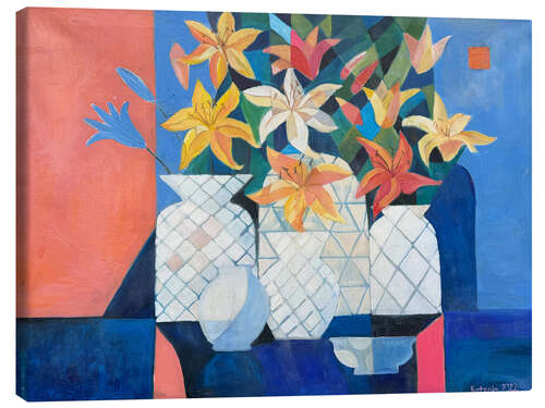 Canvas print Still Life With Lilies
