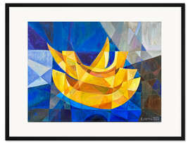 Gerahmter Kunstdruck Stillleben mit Melonen