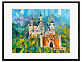 Framed art print Neuschwanstein Castle