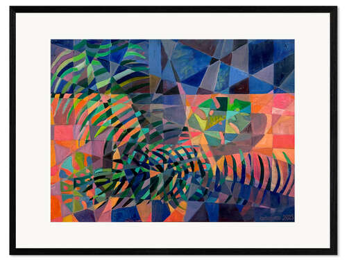 Impresión de arte enmarcada Still Life With Palm Leaves