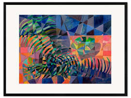 Innrammet kunsttrykk Still Life With Palm Leaves