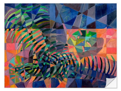 Vinilo para la pared Still Life With Palm Leaves