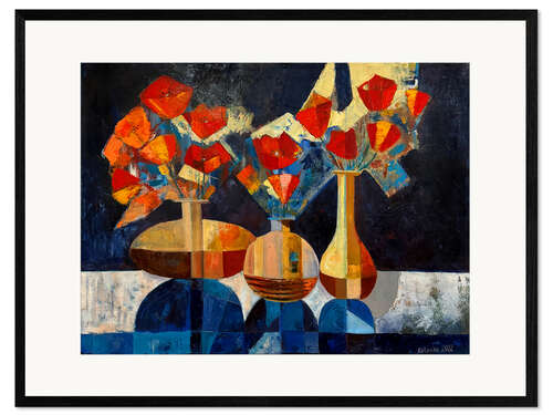 Kehystetty taidepainatus Still Life With Poppies