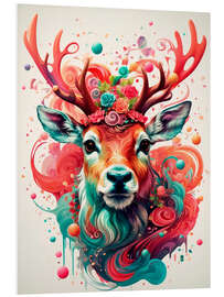 Foam board print Fantastic Deer