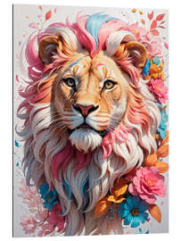 Galleriprint Floral Lion I