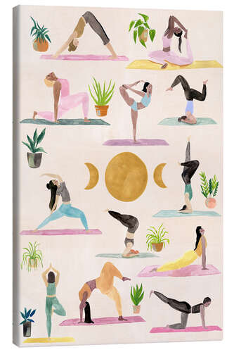 Canvas print Yogis