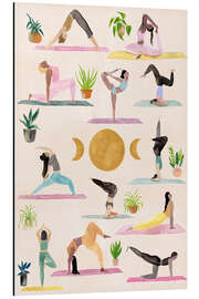 Magnettafel Yogis