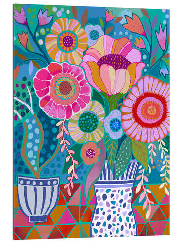 Gallery print Exuberant Flowers in a Vase