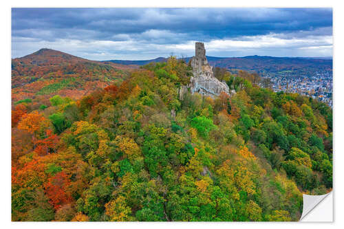 Wall sticker Siebengebirge With Dragon Rock