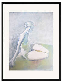 Gerahmter Kunstdruck Am See