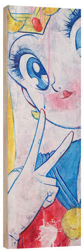 Stampa su legno Sailor Moon