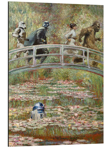 Stampa su alluminio Monet Wars