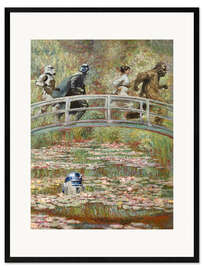 Impresión de arte enmarcada Monet Wars - Dikhotomy