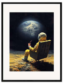 Gerahmter Kunstdruck Moon Break