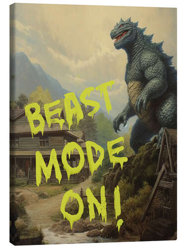 Lærredsbillede Beast Mode On