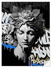 Sticker mural Street Selene