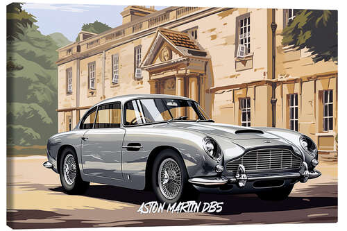 Leinwandbild Classic Aston Martin DB5