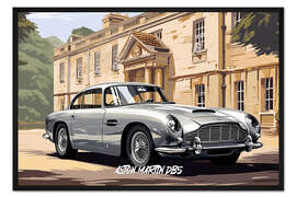 Gerahmter Kunstdruck Classic Aston Martin DB5