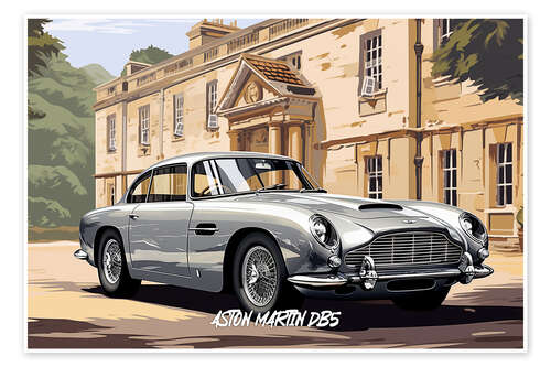 Poster Classic Aston Martin DB5