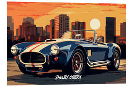 Quadro em PVC Shelby Cobra Pop Art