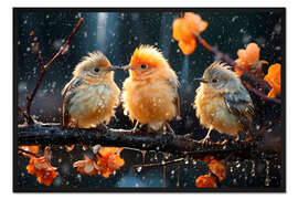 Gerahmter Kunstdruck Wichtige Unterhaltung