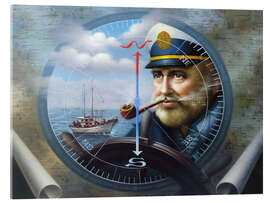 Akrylglastavla The Captain's Compass