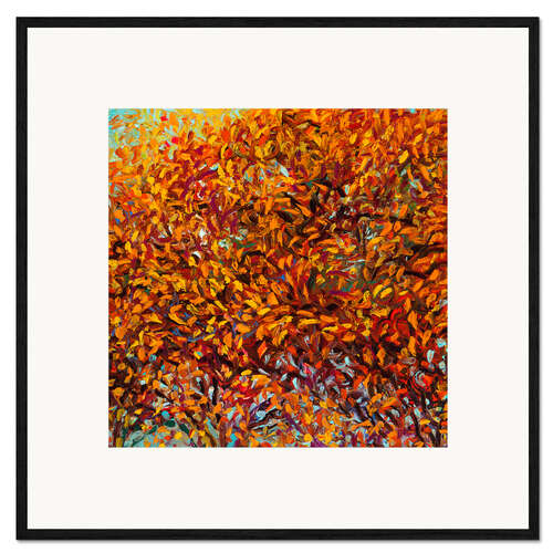 Kunsttryk i ramme Autumn Tree - Lake Washington Boulevard