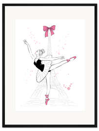 Gerahmter Kunstdruck French Ballerina