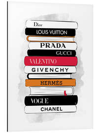 Magnettafel Fashion Books