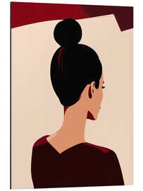 Magnettafel Elegantes Seitenporträt