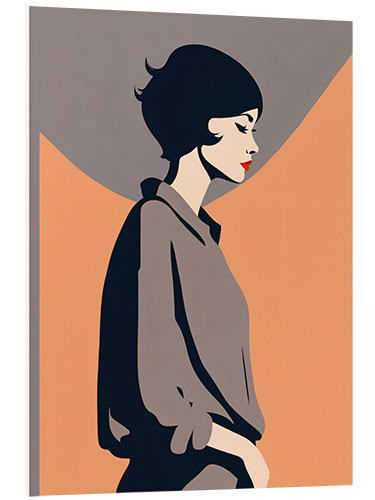 Foam board print Retro Fashion Profile