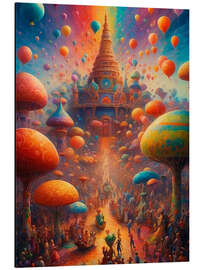 Magnettafel Stadt der Zukunft