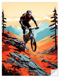 Wall sticker Mountain Bike Downhill I