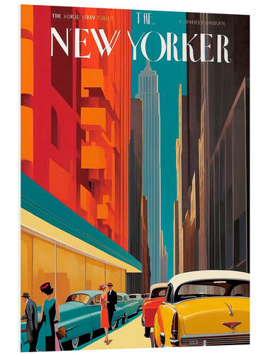 Stampa su PVC The New Yorker I