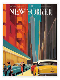 Veggbilde  The New Yorker I - nobelart