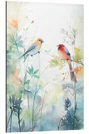 Magnettafel Vogelgarten