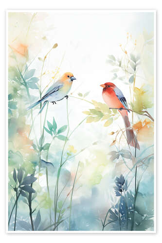 Poster Bird Garden