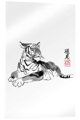 Acrylglasbild Japanischer Tiger