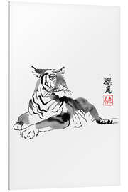 Tableau en aluminium Japanese Tiger