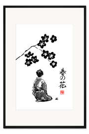 Gerahmter Kunstdruck Frühlingsblumen