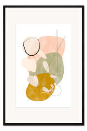 Gerahmter Kunstdruck Spielformen III