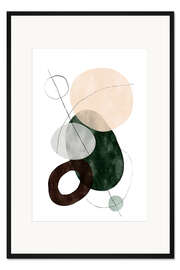 Gerahmter Kunstdruck Spielformen IV