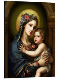 Magnettafel Jungfrau Maria mit Kind I