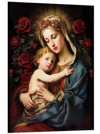 Foam board print Madonna and Child II