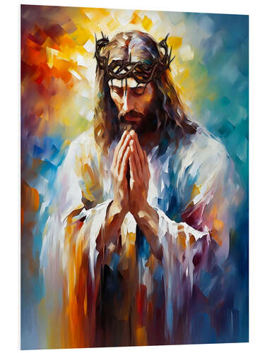 Foam board print Jesus Christ II