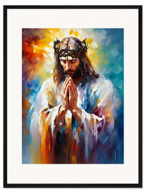 Gerahmter Kunstdruck Jesus Christus II