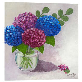 Cuadro de metacrilato Hydrangeas