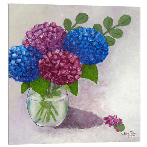 Stampa su plexi-alluminio Hydrangeas